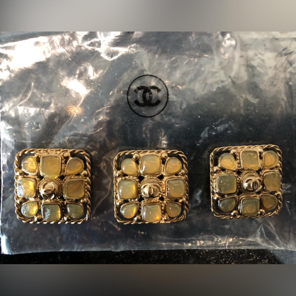 Authentic CHANEL buttons.